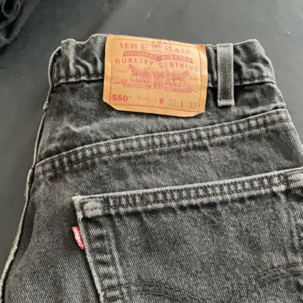 Levi's Black Relaxed Jeans Classic Style